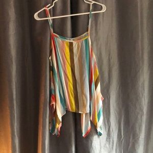 Colorful striped tank